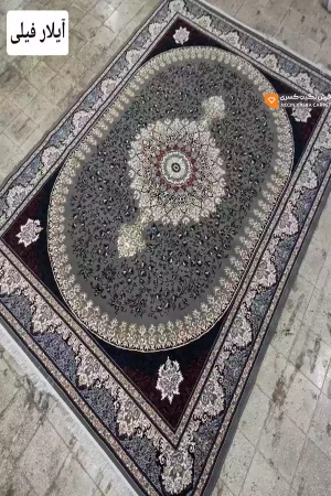 فرش ماشینی 440 شانه آیلار نگین کسری کاشان